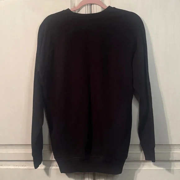 Gymshark Black Crewneck Sweatshirt Sz XS - Picture 4 of 5